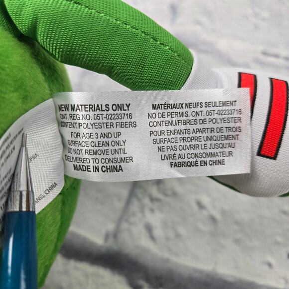 Fiesta Mr Pickle Plush 12 inch Green Mustache Eyeglasses - Picture 6 of 16